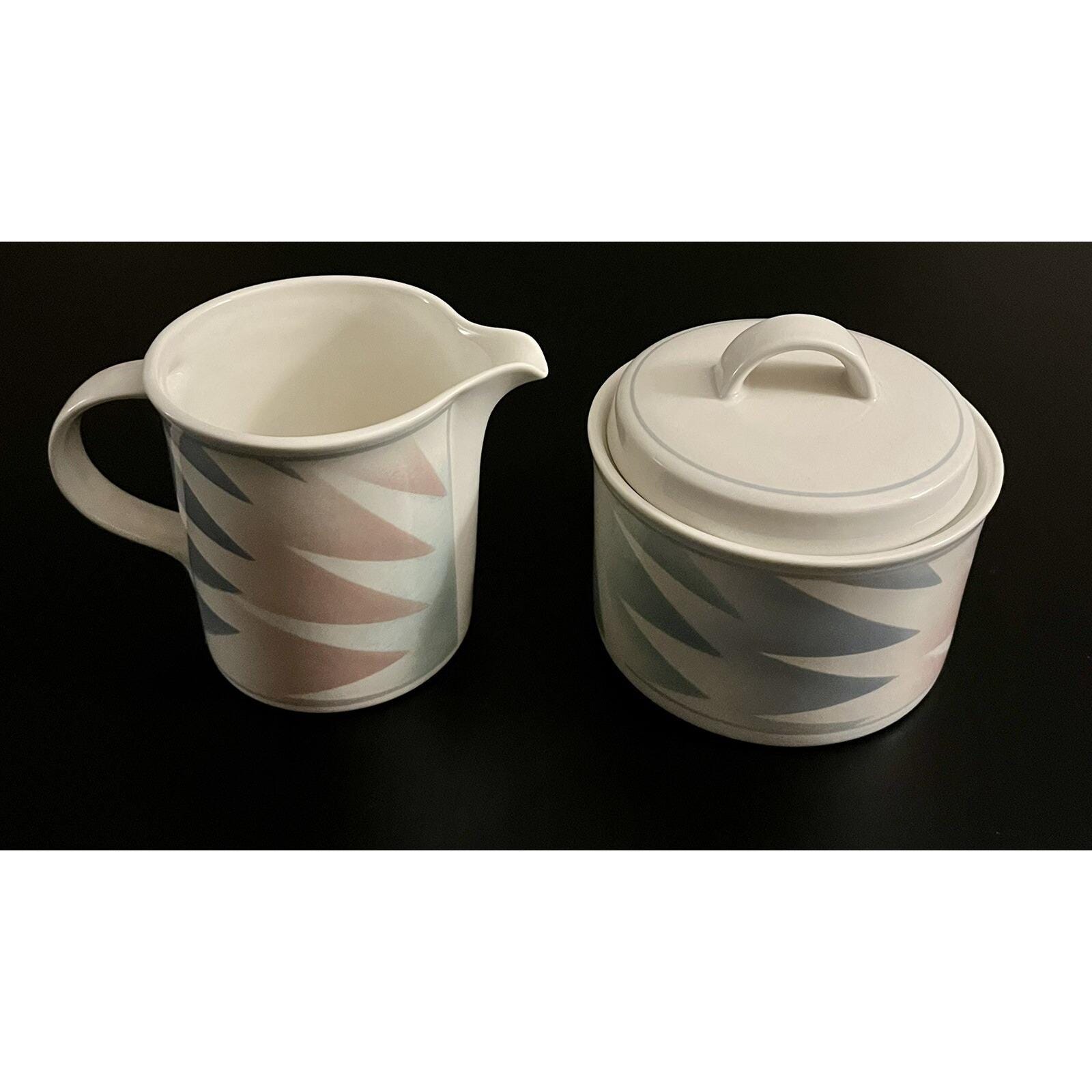 Mikasa Intaglio Fantazz Cream and Sugar Set CAC64 Dinnerware John