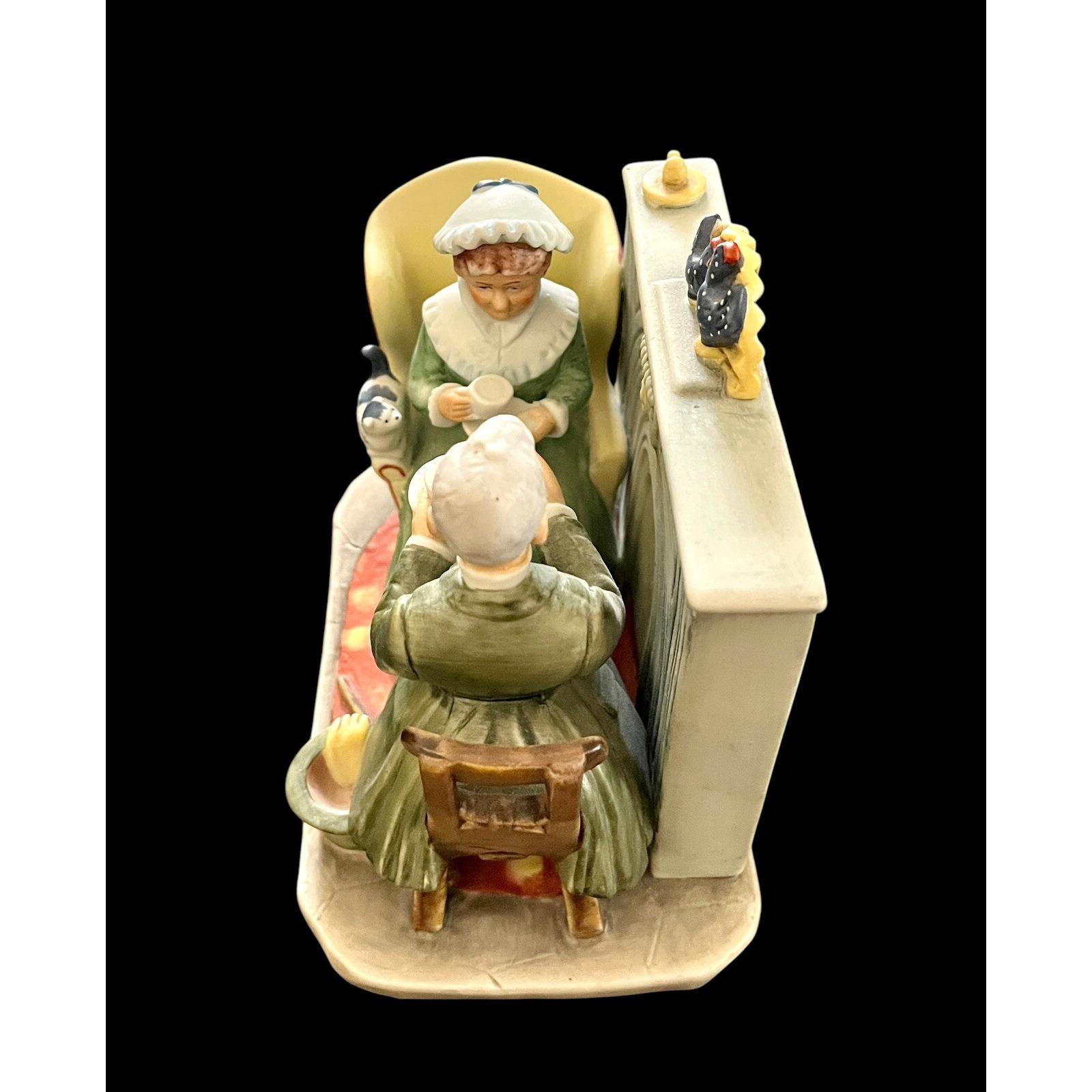 Vintage Norman Rockwell Four Seasons Winter Vintage Times Gorham