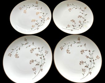 Set of 4 Vintage Noritake 5524 Andrea 10-5/8