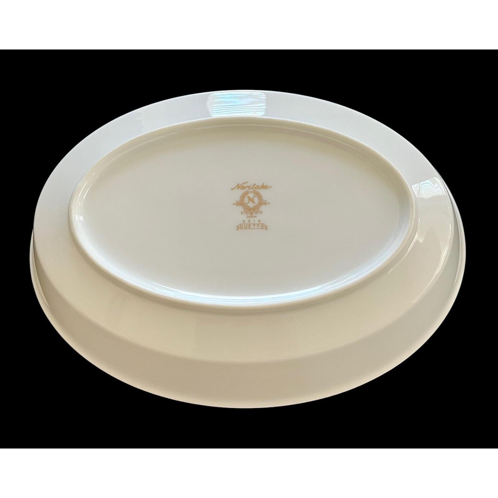 Vintage Noritake Duetto 6610 Oval Vegetable Bowl 9-5/8