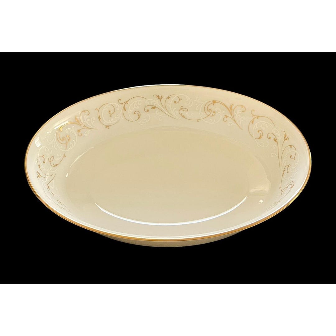 noritake 6610 bowl × 3 Vintage Noritake Duetto 6610 Oval Vegetable Bowl 9-5/8