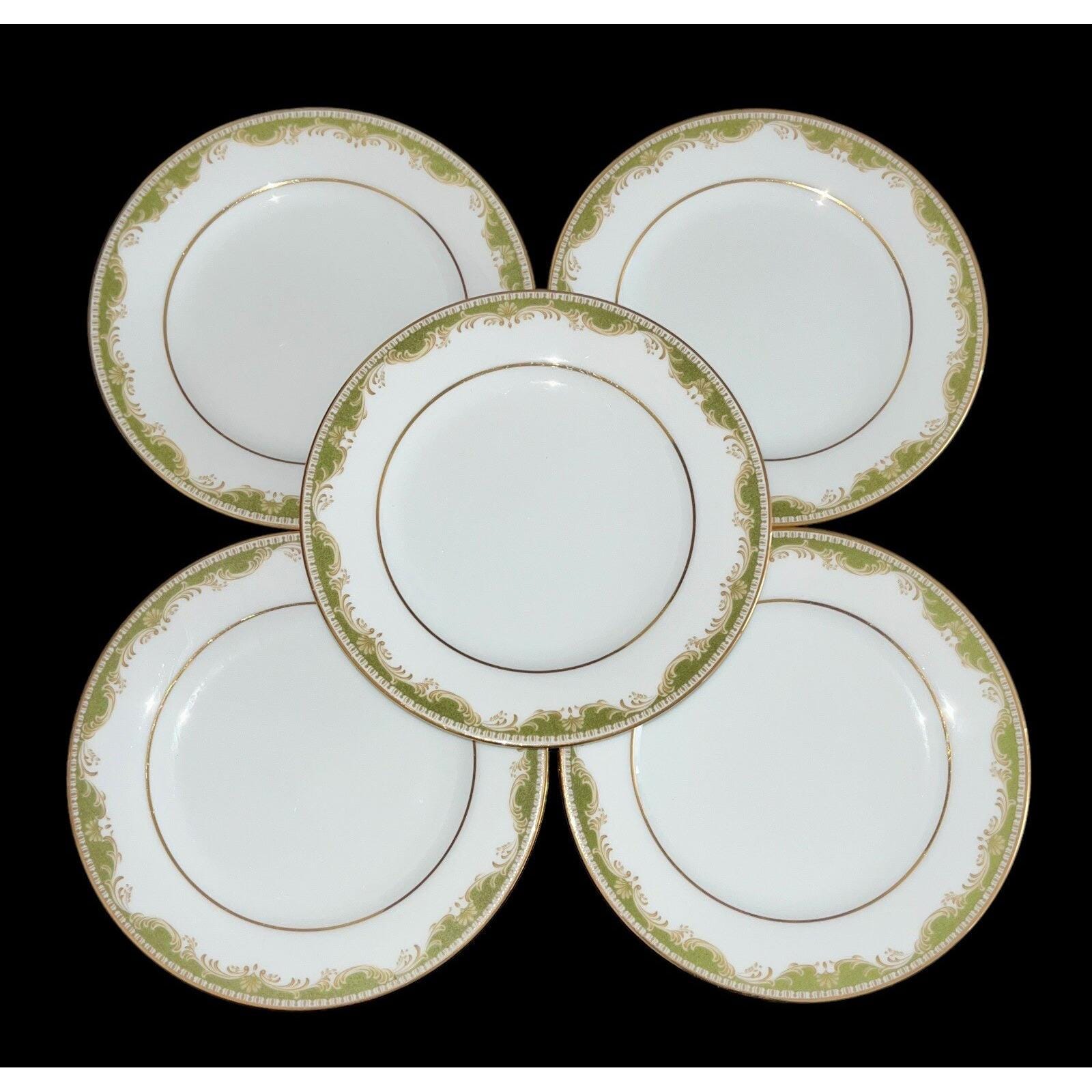 Set of 5 Vintage Noritake Japan 6872 Warrington 6-3/8