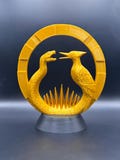 Sign of the Rebellion Bookshelf Decor - Sunrise on the Reaping SOTR Inspired 3D Printed Bookshelf Decor