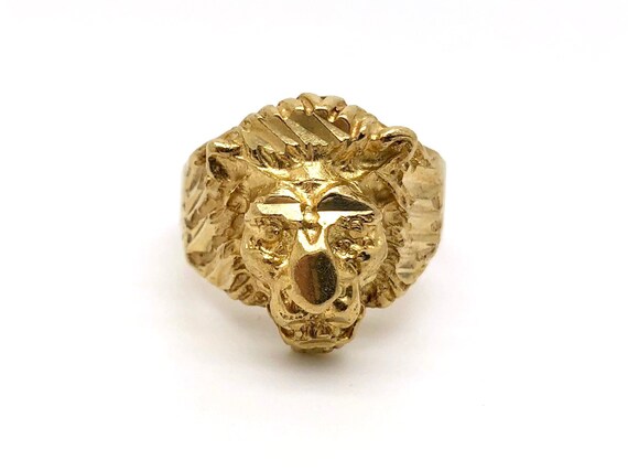 V I N T A G E // bright lion / 10k yellow gold wit