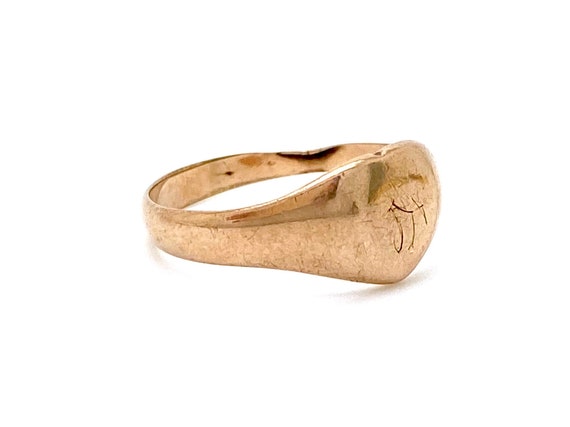 V I N T A G E // faded heart / 10k rose gold signe