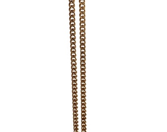 A N T I Q U E // dream curb / 14k dainty sturdy curb chain / 24.75", 5g