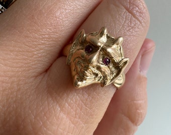【LOOT】Devil’s Luck リングwith Stone swedish The Soulless Devil Leviathan Ring – Mortis Ores