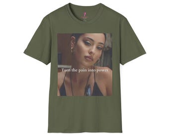 Camiseta con frase inspiradora: camiseta unisex suave y motivacional
