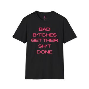 Boss Bitch Energie T-Shirt Entrepreneur Empowerment Tee, Motivation für Frauen die es schaffen, Ideen für den Top Top Button, Statement Top