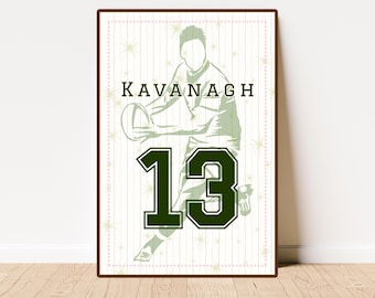 Boys of Tommen Book Print, Rugby Player Poster, Binding 13, Johnny kavanagh, Keeping 13 (Digital Download)