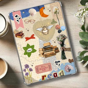 Cottagecore Kindle Insert: Bookish Theme, Vintage Style, Cozy vibes