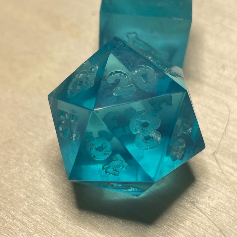 Decepticons Custom Made Dice – Handmade Resin Dice Set By Da Scrapyard Ork
