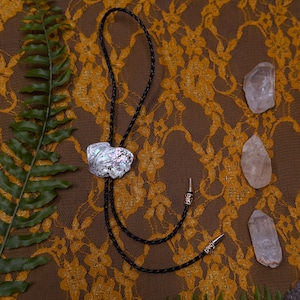 abalone bolo tie