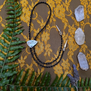 abalone bolo tie