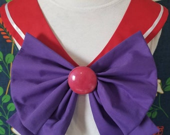 Mars Cosplay - Red Collar, Bow and Brooch