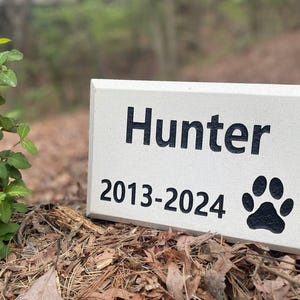 Pet Grave Marker