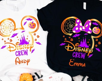 Disney Halloween Crew Shirt, Disney Halloween Shirt, Halloween Disney Shirts, Custom Disney Halloween T-Shirt, Disney Halloween Gift