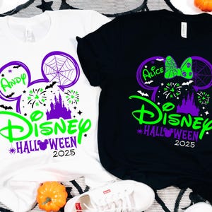 Disney Halloween 2025 Shirt,2025 Disney Halloween Shirt, Halloween Disney Shirt, Personalized Disney Halloween Shirt, Disney Halloween Gift