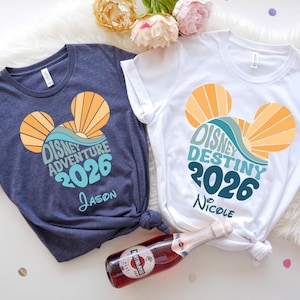 Disney Cruise Shirt – Magic, Wonder, Dream, Fantasy, Wish, Treasure, Destiny, Adventure, Disney Ship 2026 immagine 3