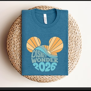 Disney Cruise Shirt – Magic, Wonder, Dream, Fantasy, Wish, Treasure, Destiny, Adventure, Disney Ship 2026 immagine 5