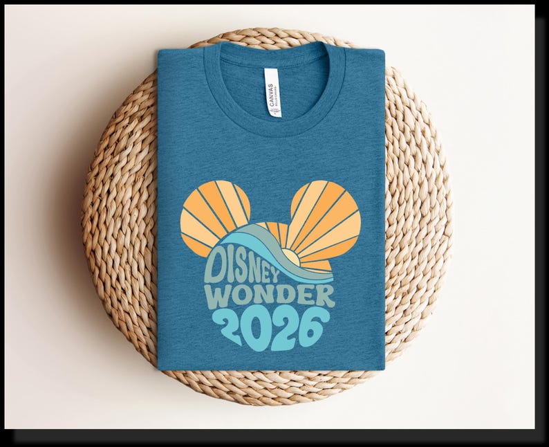 Disney Cruise Shirt – Magic, Wonder, Dream, Fantasy, Wish, Treasure, Destiny, Adventure, Disney Ship 2026 immagine 5