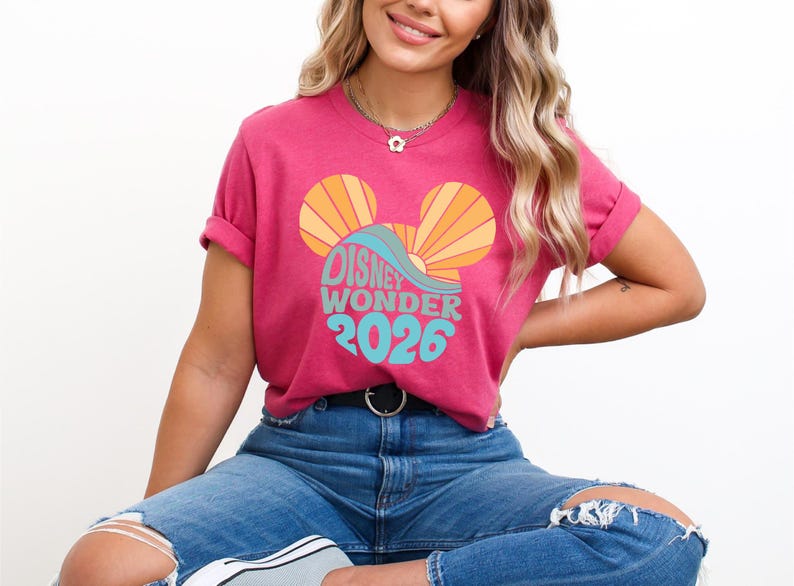 Disney Cruise Shirt – Magic, Wonder, Dream, Fantasy, Wish, Treasure, Destiny, Adventure, Disney Ship 2026 immagine 17