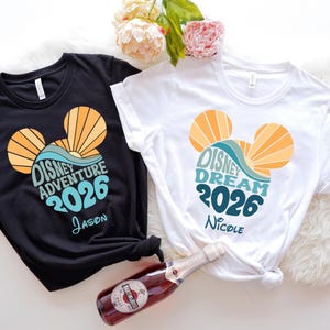 Disney Cruise Shirt – Magic, Wonder, Dream, Fantasy, Wish, Treasure, Destiny, Adventure, Disney Ship 2026 immagine 4
