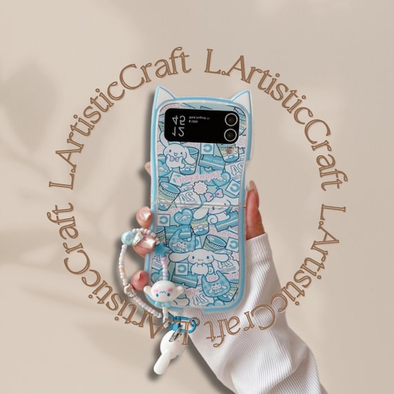 Kawaii Sanrio Galaxy Z Flip Case: My Melody, Kuromi, Hello Kitty