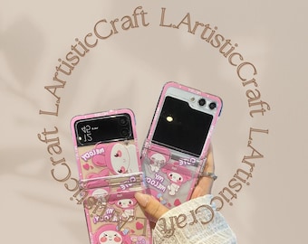 My Melody Samsung Galaxy Z-flipcase schokbestendige hoes met koord