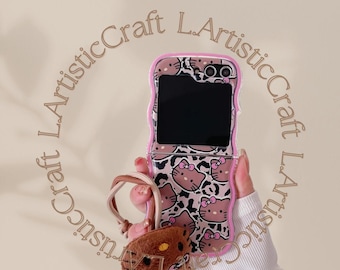 Hello Kitty My Melody Phone Case: Samsung Galaxy Z Flip TPU Cover