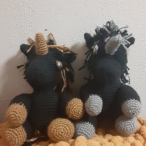 Gold & Silver royal unicorns