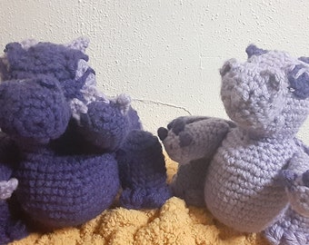 Crochet dragons