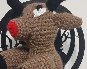 Crochet Rudy the Red-nosed Deer