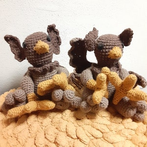 Crochet Gryphons Lion brown
