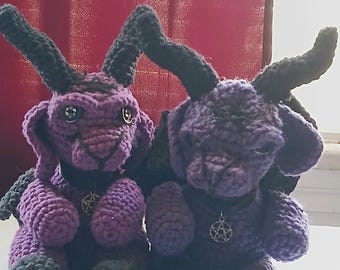 Emotional Support Baphomet Crochet