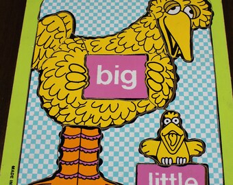 sesame street wooden puzzles