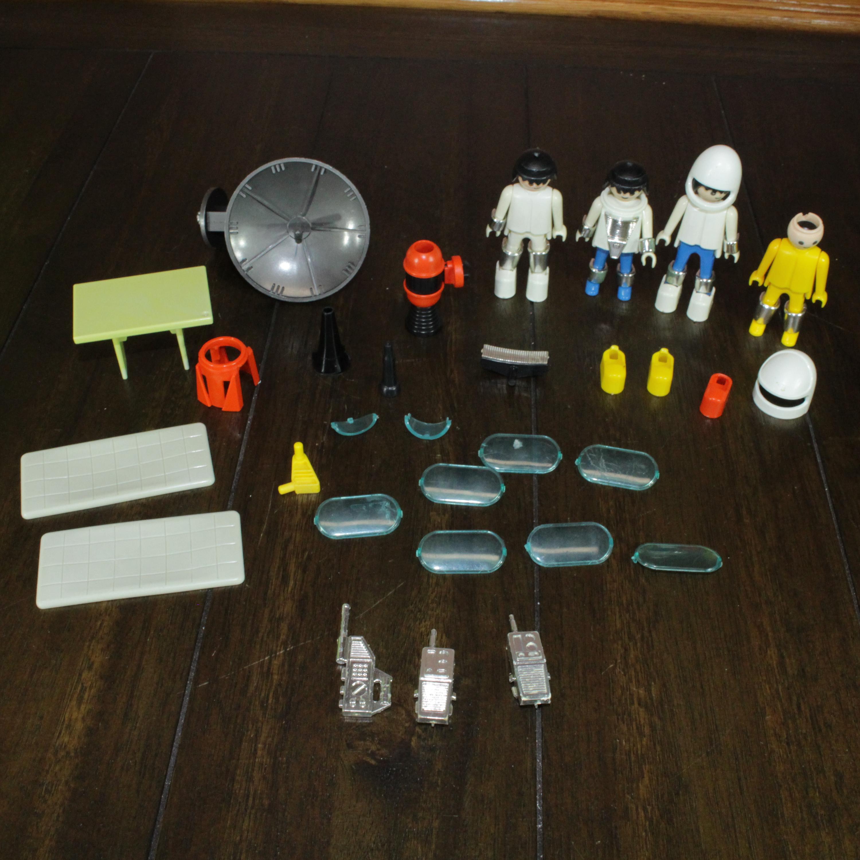 Lot Playmobil Espace - Véhicules Et Personnages Vintage - Mixte Pour Enfants 7-8 Ans