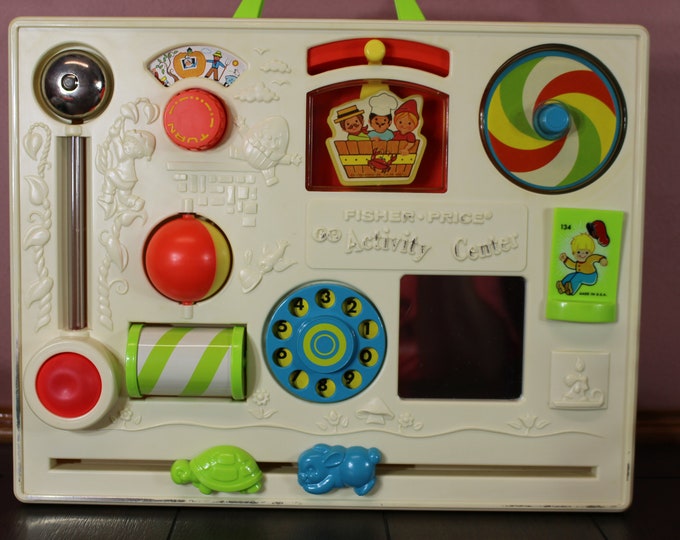 1973 Fisher Price Activity Center Crib and Playpen Toy 134 Etsy