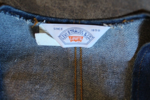 Vintage 70's Levi's Orange Tab Women's Dark Denim… - image 3