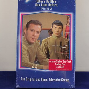 Star Trek Where No Man Has Gone Before Episode 2 VHS Tape NOS