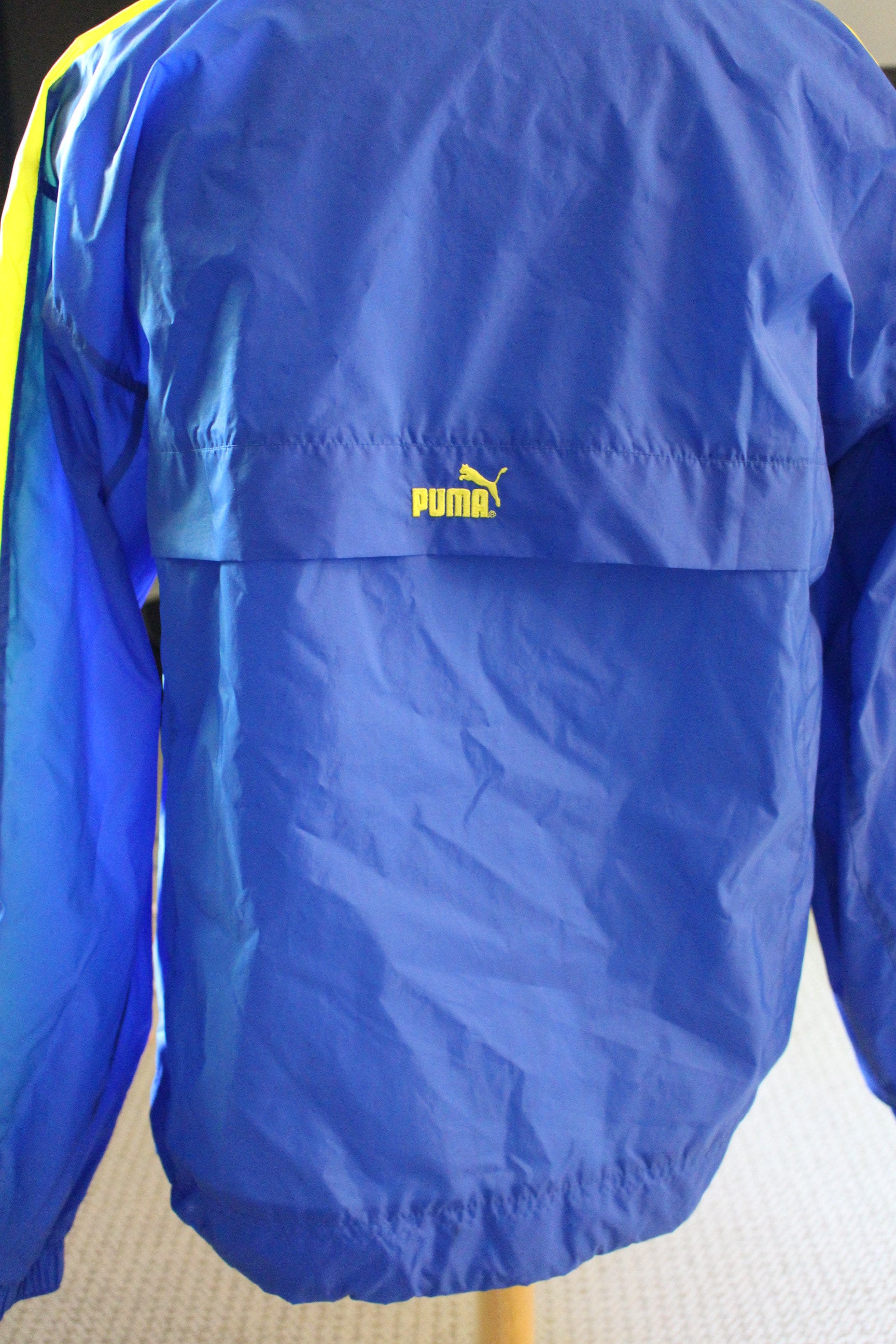 PUMA ウィンドブレーカー 　ヴィンテージ Vintage Puma 1/4 Zip Pullover Windbreaker Track Jacket Blue