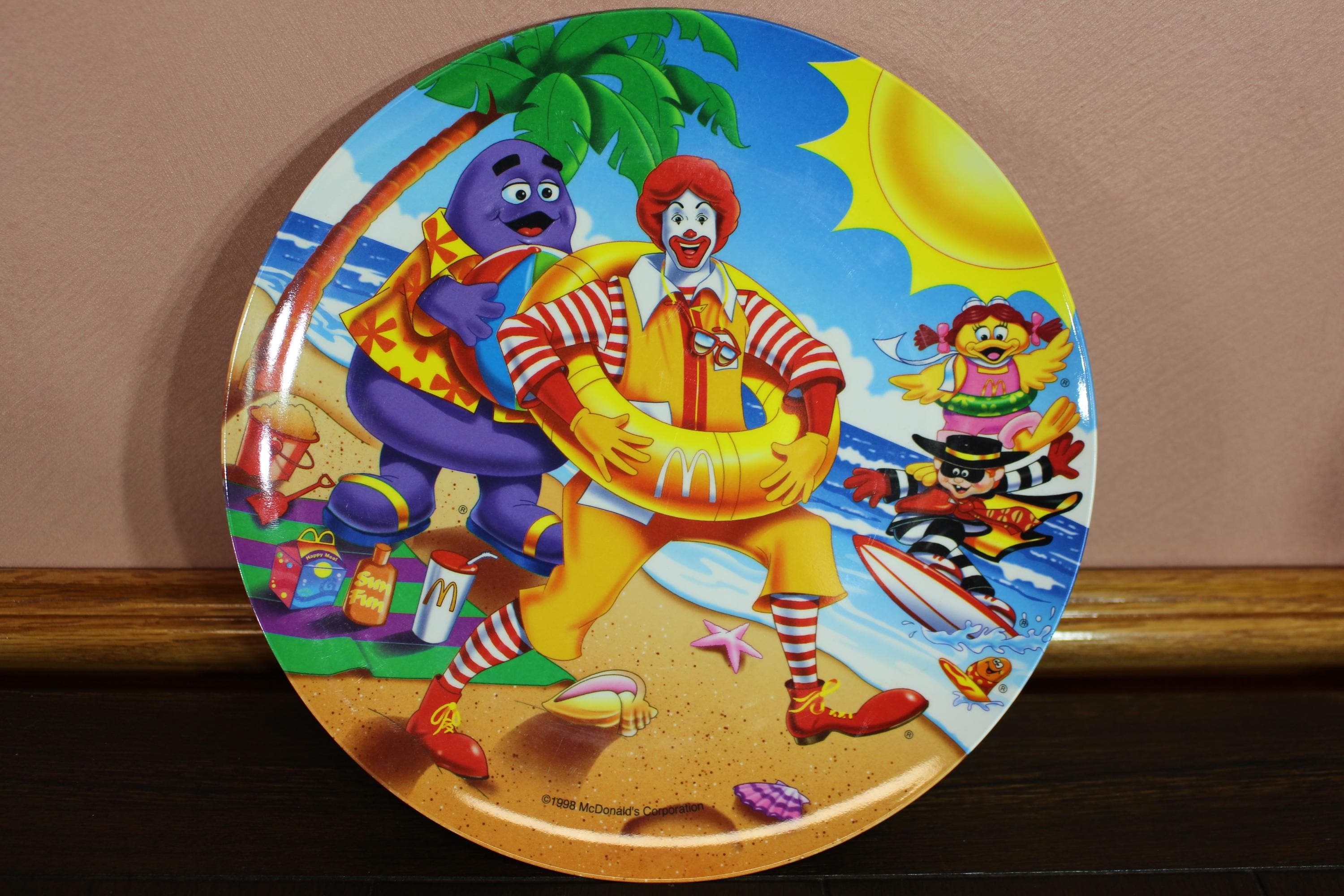 1998 Mcdonalds Plate - Etsy