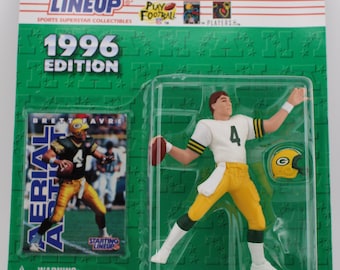 1996 Brett Farve Starting Lineup NFL Green Bay Packers Action Figure Factory Sealed  #4