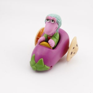1988 Fraggle Rock Mokey in Eggplant Car McDonald&#39;s Happy Meal Toy #1