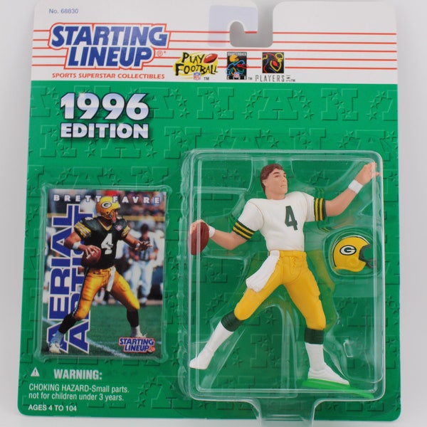 1996 Brett Farve Starting Lineup NFL Green Bay Packers Action Figure Factory Sealed  #5