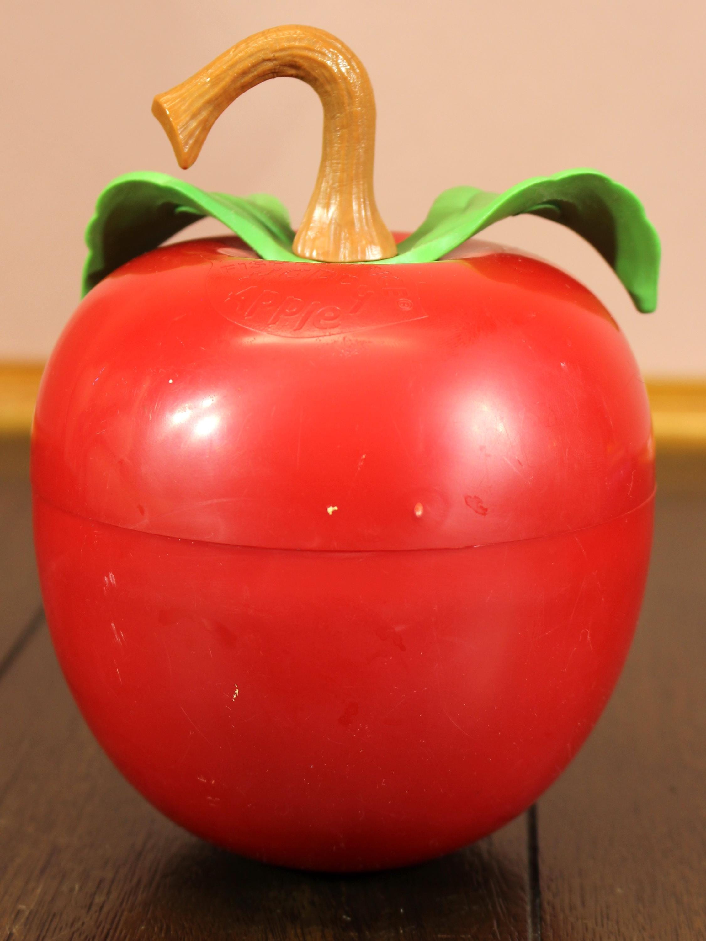 Vtg Fisher Price Happy Apple Roly Poly Chime Toy #435 Long Stem Version ...