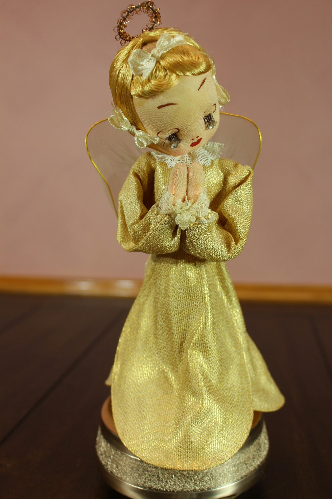 Vintage Revolving Musical Angel Music Box Made in Japan Tune Etsy