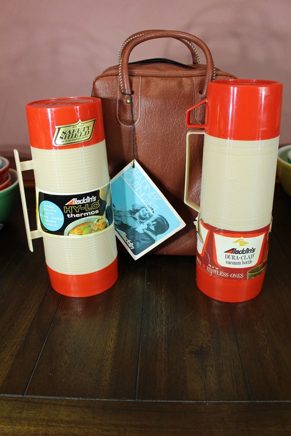 Vintage Aladdin Ala-diner Outing Kit, Hy-lo & Dura-clad Thermos Set - Etsy