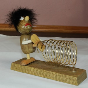 Vintage Viking Hand Made Office Accessory Letter Holder Made in Japan