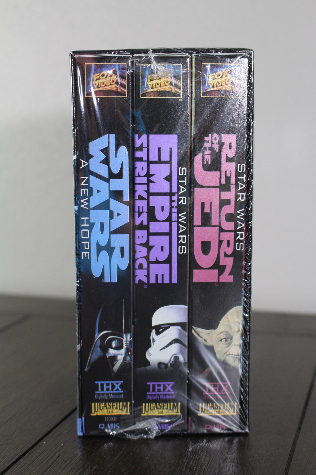 Star Wars Trilogy Collector's Set of 3 VHS Tapes Star Wars/the Empire Strikes Back/return of the
